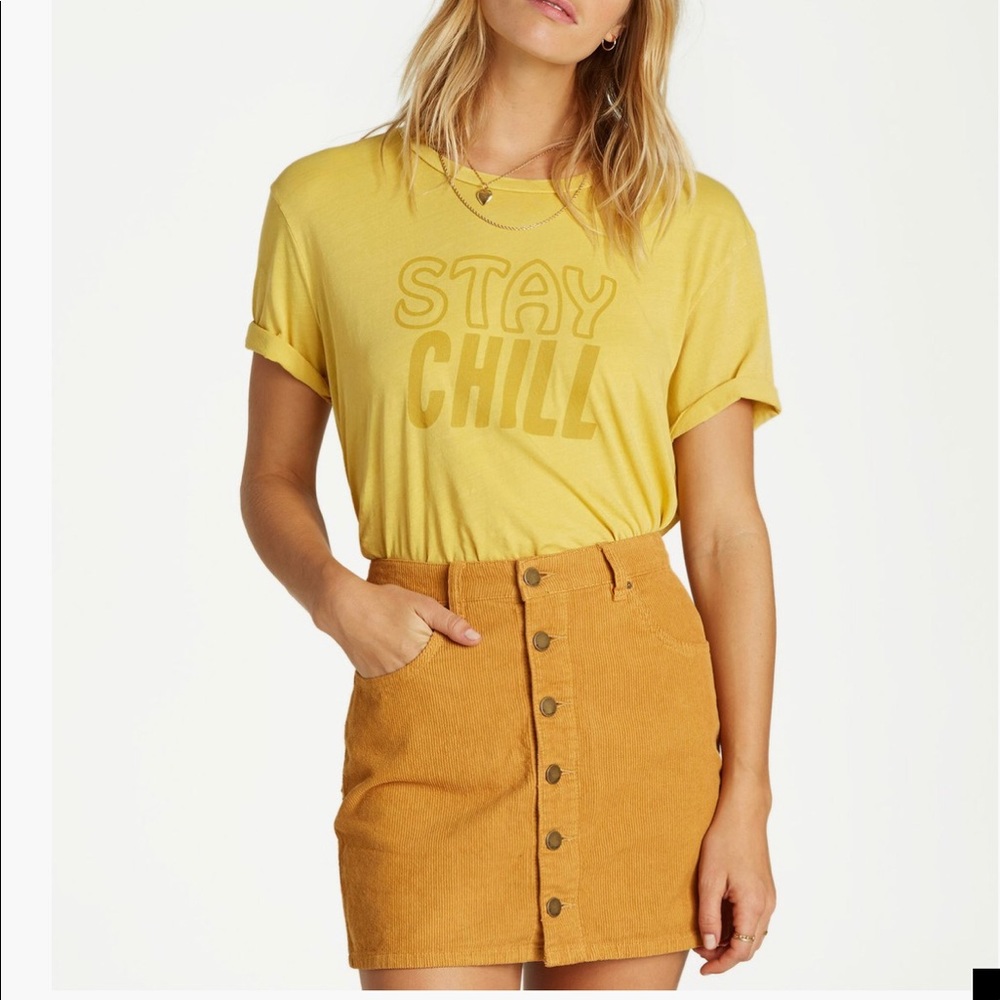 Billabong “Good Life Cord Skirt” (Brand new)